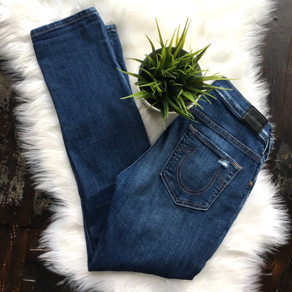 TRUE RELIGION Audrey Slim Boyfriend Jeans 26 x 29 - Picture 7 of 7